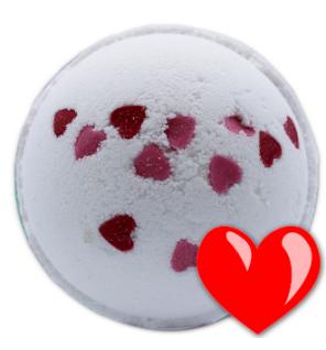 Bomba de baño de Corazones de Amor - Flores Silvestres