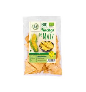 Nachos de maiz natural bio 125g Sol Natural