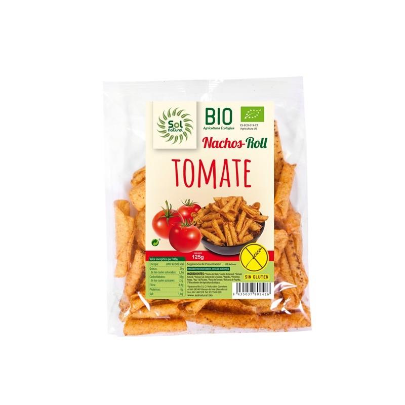 Nachos roll de maiz con tomate bio 125g Sol Natural