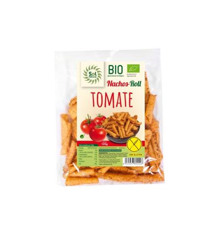 Nachos roll de maiz con tomate bio 125g Sol Natural