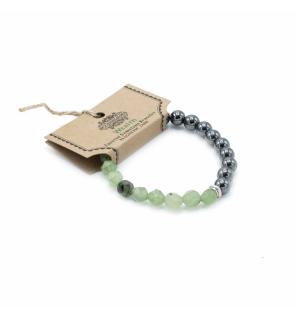 Pulsera de Piedra Preciosa Tallada - Jade Magnético