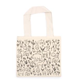 Bolsas de Algodón de Compra Grandes - 38x42cm - Vida Silvestre - 280g