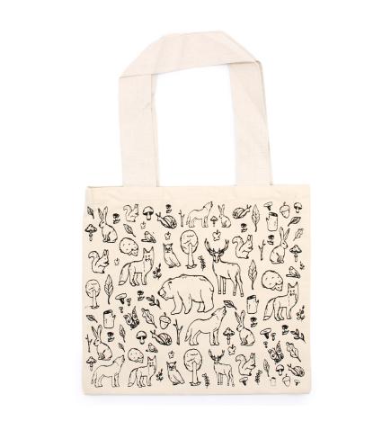 Bolsas de Algodón de Compra Grandes - 38x42cm - Vida Silvestre - 280g