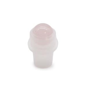 Punta de rodillo de piedras preciosas para botella de 5 ml - Cuarzo rosa