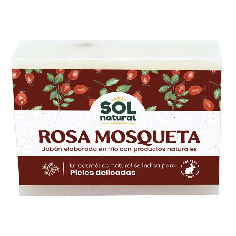 Jabon de rosa mosqueta 100g Sol Natural