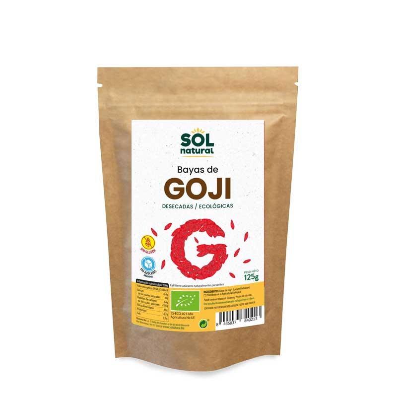 Bayas de goji bio 125g Sol Natural