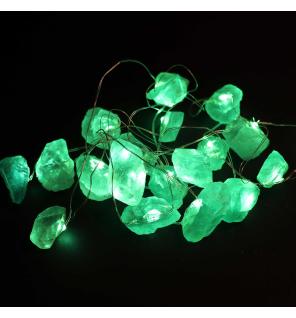 Luces de encantamiento de piedras preciosas - Jade de cristal