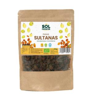 Pasas sultanas bio 250g Sol Natural