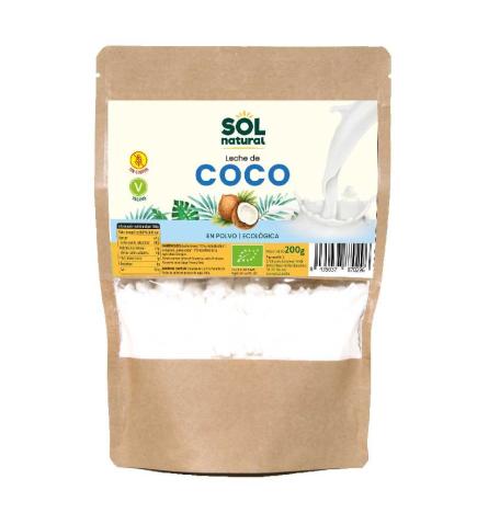 Leche de coco en polvo bio 200g Sol natural