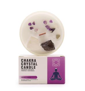 Velas de Cristal de Chakra - Chakra de la Corona