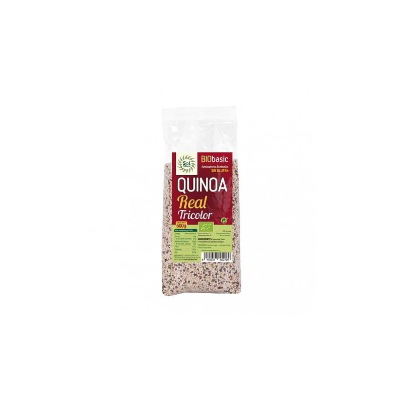 Quinoa Real tricolor sin gluten bio 500g Sol Natural