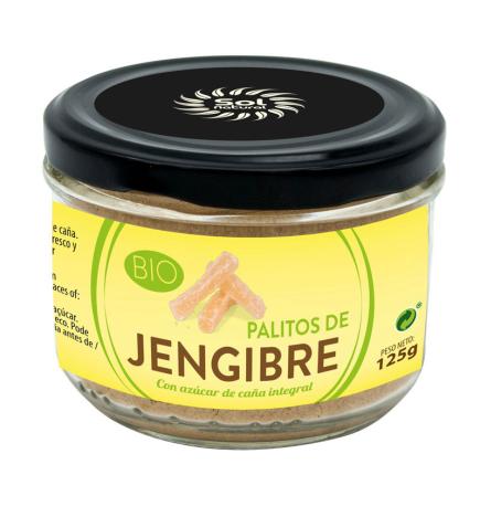 Palitos de jengibre bio 125g Sol Natural