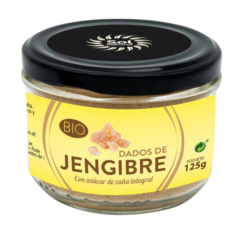 Jengibre en dados bio 125g Sol Natural