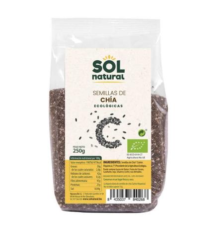 Semillas de chia bio 250g Sol Natural