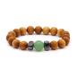 Pulsera de Cedro - Chakra Sacro - Cornalina