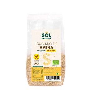 Salvado de avena sin gluten bio 300g Sol Natural