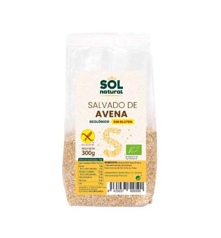 Salvado de avena sin gluten bio 300g Sol Natural