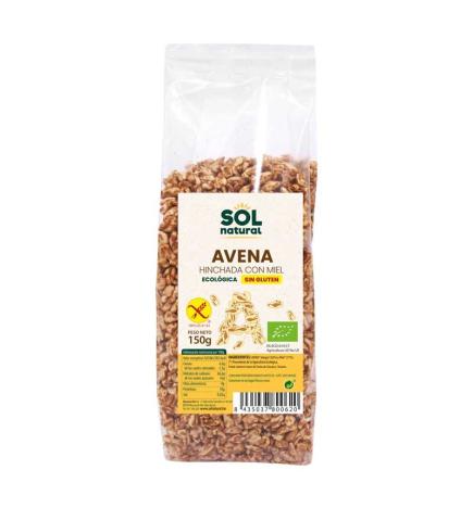 Avena hinchada con miel sin gluten bio 150g Sol Natural