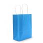 Bolsa de Papel con Asa (16x22x8cm) - Azul (130g)