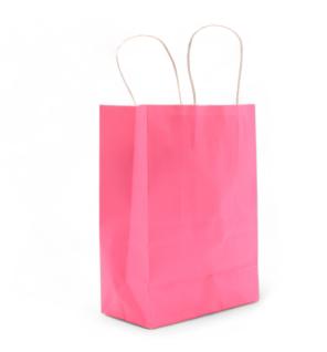 Bolsa Grande de Papel con Asa (26x32x12cm) - Rosa Rubor (130g)