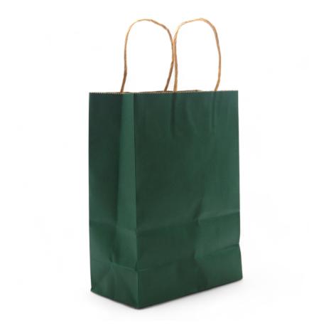 Bolsa Grande de Papel con Asa (26x32x12cm) - Verde (130g)