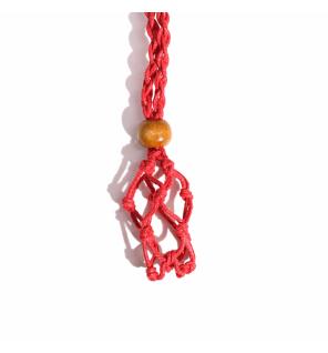 Cordones para Collar de Pieras Preciosas 45 cm - Rojo