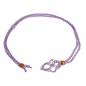 Cordones para Collar de Pieras Preciosas 45 cm - Purpura