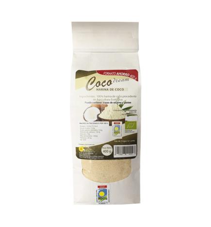 Harina de coco bio 400 g Dream Foods