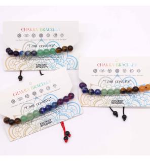 Pulseras de chakras - 21 piedras