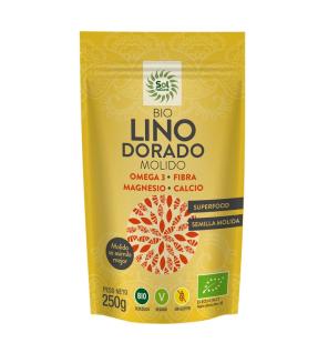 Semillas de Lino dorado molido bio 250g Sol Natural