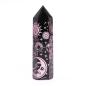 Puntas de Obsidiana Negra (aprox 60-70 gm 9cm) - Historia Mística- Rosa