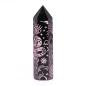 Puntas de Obsidiana Negra (aprox 60-70 gm 9cm) - Historia Mística- Rosa