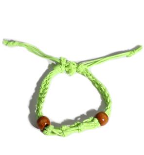 Pulsera de Macrame para Piedras Preciosas 20-28cm - Verde