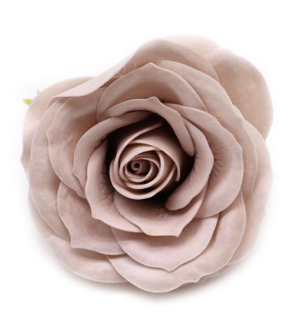 Flor de Jabón Artesanal - Grande Vintage Rose - Beige