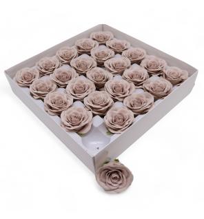 Flor de Jabón Artesanal - Grande Vintage Rose - Beige