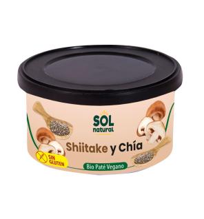 Pate vegano shiitake chia bio 125g Sol Natural