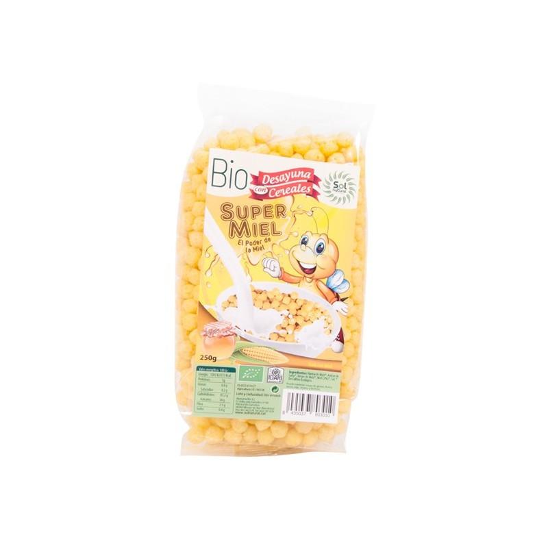 Cereales Bolitas de maiz super miel bio 250g Sol Natural