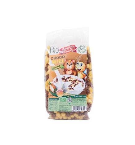 Cereales Bolitas choco-miel desayuno bio 250g Sol Natural