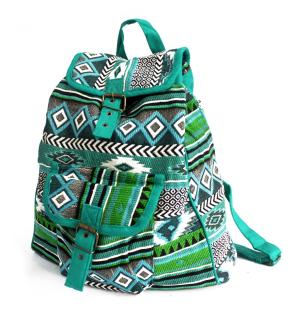 Tejido Jacquard - Mochila Teal