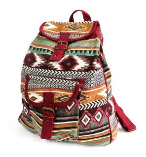 Tejido Jacquard - Mochila Chocolate