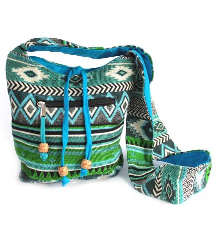 Tejido Jacquard - Mochila peq. Teal