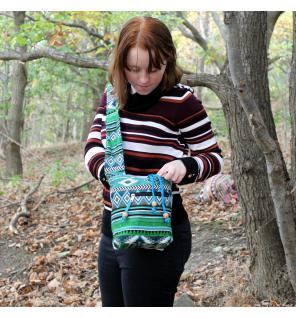 Tejido Jacquard - Mochila peq. Teal