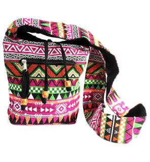 Tejido Jacquard - Mochila peq. Rosada