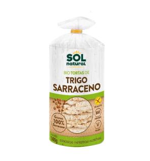 Tortas de trigo sarraceno s/gluten bio 100g Sol Natural