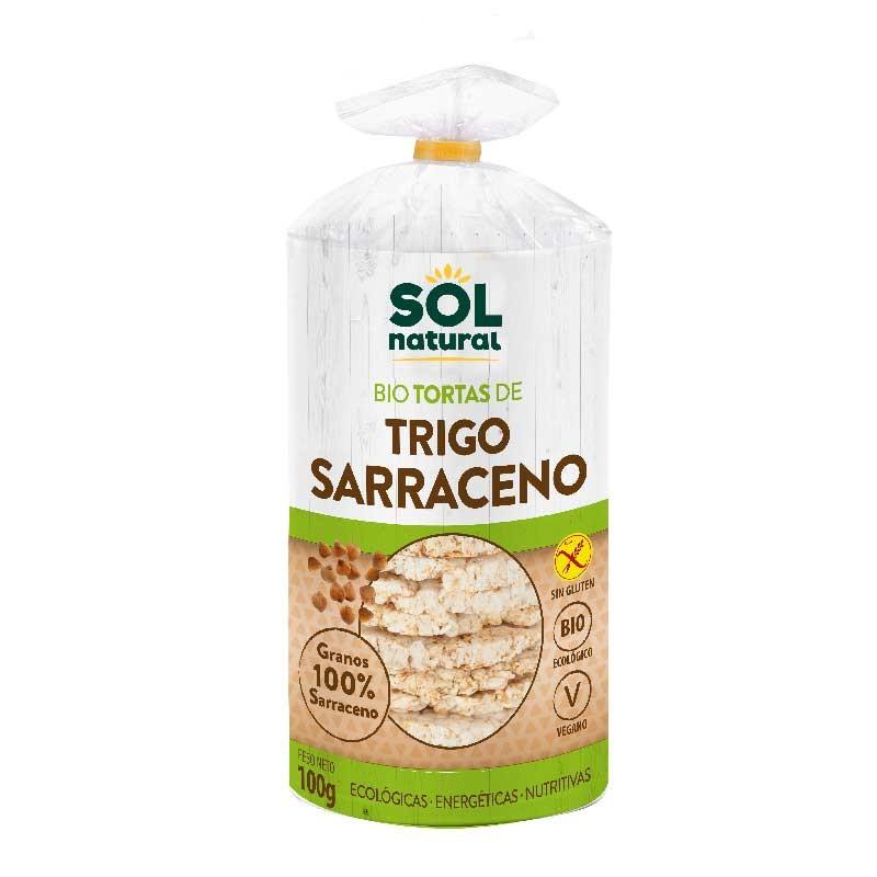 Tortas de trigo sarraceno s/gluten bio 100g Sol Natural