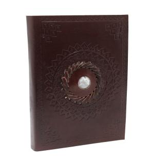 Cuaderno de cuero Piedra de la Luna