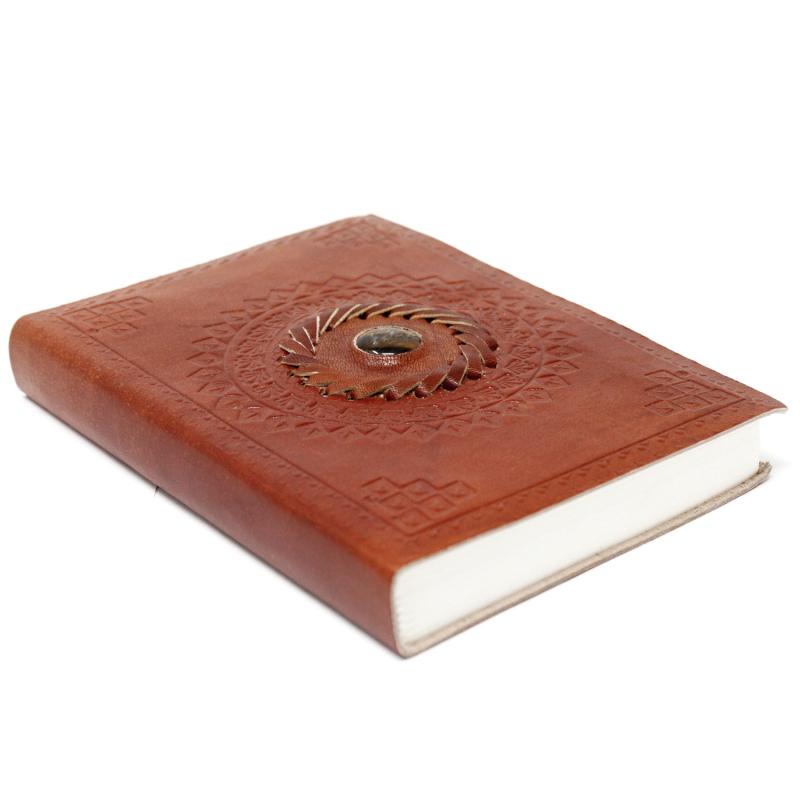 Cuaderno de cuero Ojo de tigre