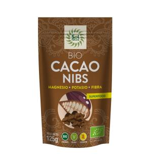 Cacao nibs crudo raw bio 125g Sol Natural