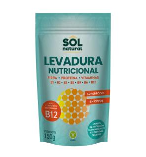 Levadura Nutricional con vit.B 12 150g Sol Natural