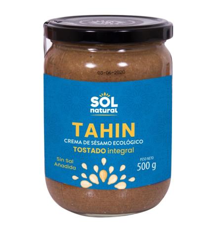 Tahin tostado bio 500g Sol natural